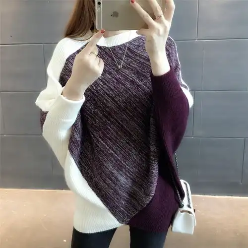 月初上新了一款提花毛衣,大年初一聚会这么穿,女人味十足
