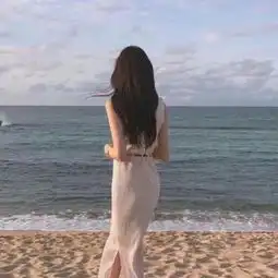 海边系列女生头像,情深溺水
