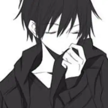 非主流男生黑白卡通头像
