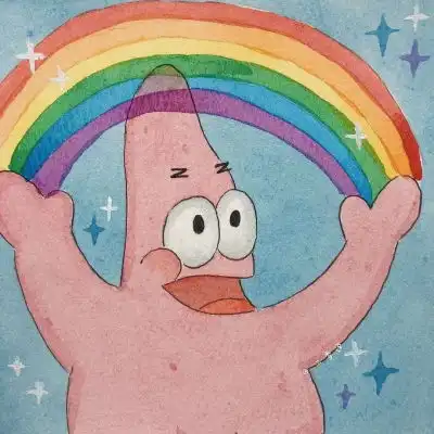 海绵宝宝手绘头像海绵宝宝和派大星
