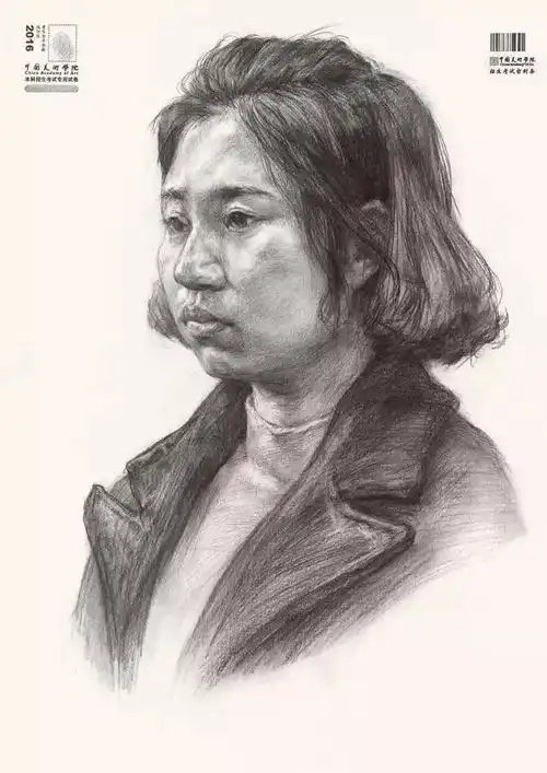 美术生必须知道的五点素描头像写生知识内附国美素描高分试卷
