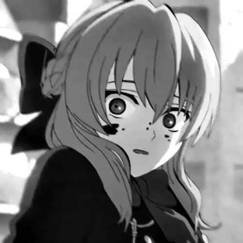 黑白情绪动漫头像
