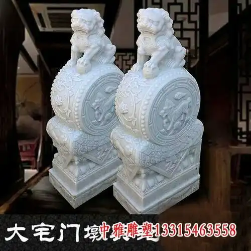 招财石雕貔貅淮南大理石雕塑貔貅制作厂家
