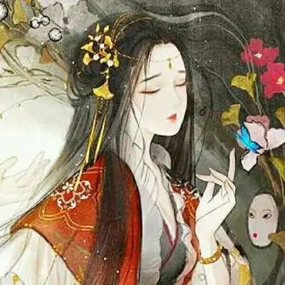 咸蛋女孩古风男女漫画头像
