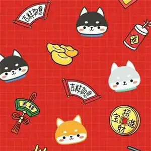 卡通萌图狗狗猫咪旺财头像
