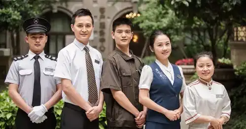 物业管家卡通图片
