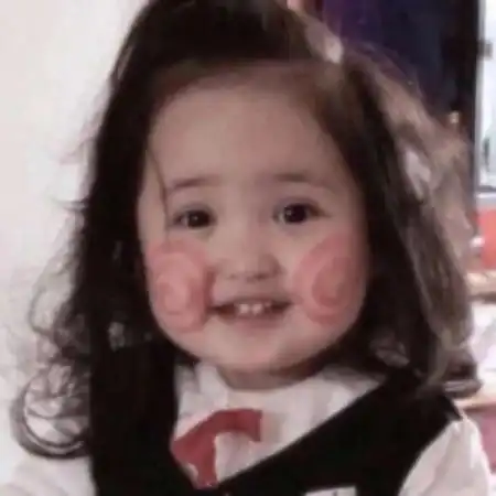 可爱搞怪萌娃头像女孩天真快乐发女萝莉
