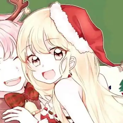 浪漫动漫情侣圣诞情侣头像没钱卡通动漫头像我要个性网
