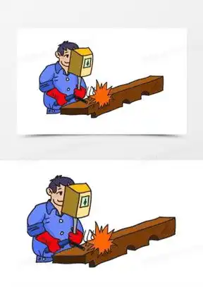 电焊图片搞笑卡通
