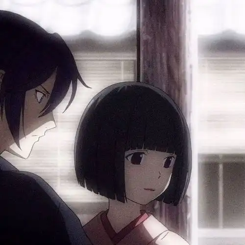 日系可爱的动漫情侣头像
