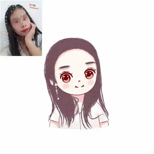 手绘头像女可爱卡通简单大眼睛卡通手绘动漫女生头像手绘头像女
