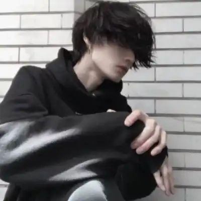 黑白男生丧头像你走吧,我不会想你男生头像我要个性网
