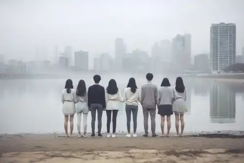 海边看风景背影年轻人背影人物摄影图摄影
