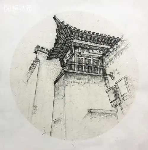 西递速写写生灵感和素材的来源,让速写变得更容易
