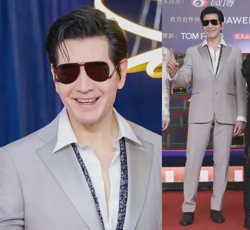 微博电影之夜男星怼脸生图58岁郭富城显年轻,王一博无精打采
