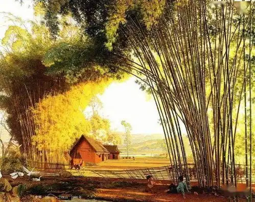 中国田园风油画太经典,美醉了
