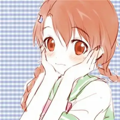 可爱的动漫二次元女生头像2020没有时间了所以我都不难过
