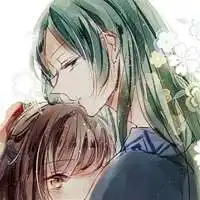 百合古风头像一左一右微信头像图片大全
