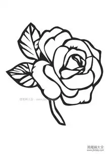 花朵的6种简易画法原来画一朵玫瑰花,这么简单
