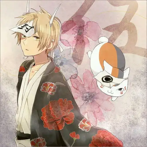 超可爱的猫咪老师表情包和夏目壁纸
