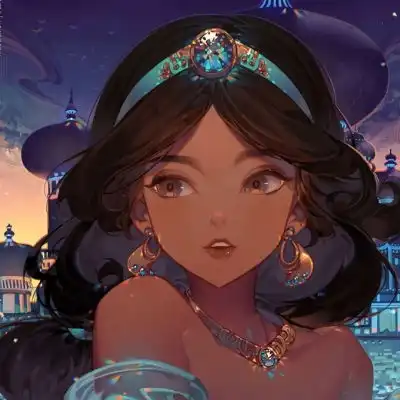 炫丽迪士尼公主手绘头像人气女卡通动漫头像我要个性网
