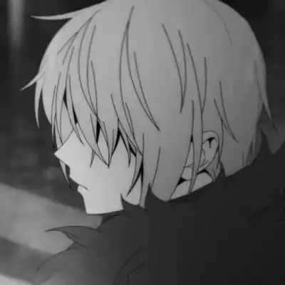 头像男生霸气冷酷黑白动漫生命最大的安慰是放得下
