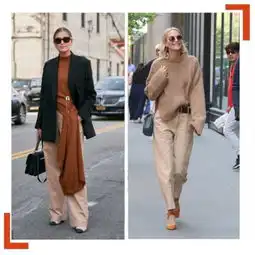 今年冬天毛衣怎么搭,聪明女人选阔腿裤,轻松穿出时髦慵懒感
