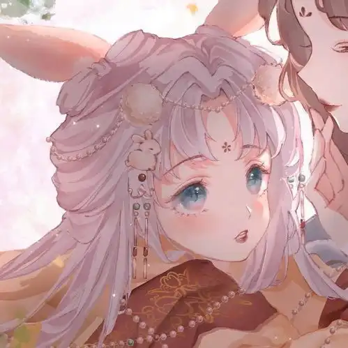 古风情头闺蜜系列壁纸头像红尘千丈,诉不尽繁花似锦
