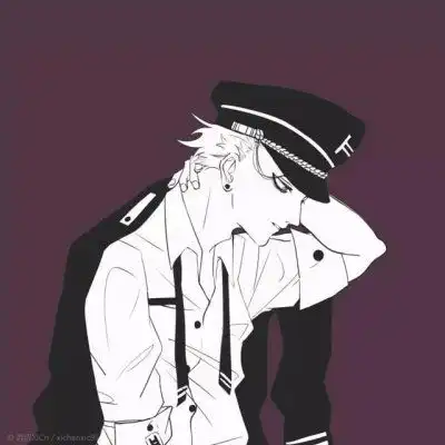 2020最新情侣头像一对分开动漫的军阀可爱时尚图片
