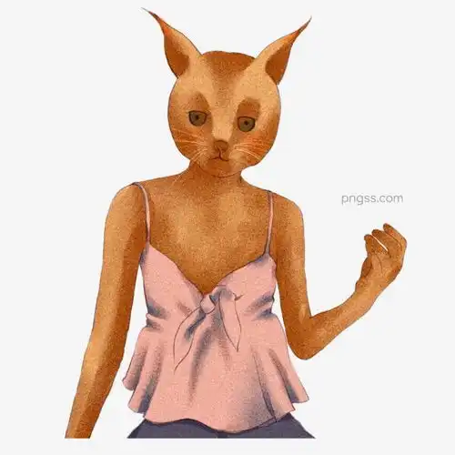 穿着吊带衣的卡通猫咪女士免抠图图片大小2000x2000px图片尺寸2.58mb来自png搜索网pngss.com免费免扣png素材下载卡通手绘猫咪猫女士女士
