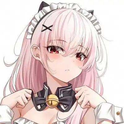 一组超可爱的猫耳少女头像
