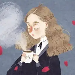 插画请接收,你的十月头像
