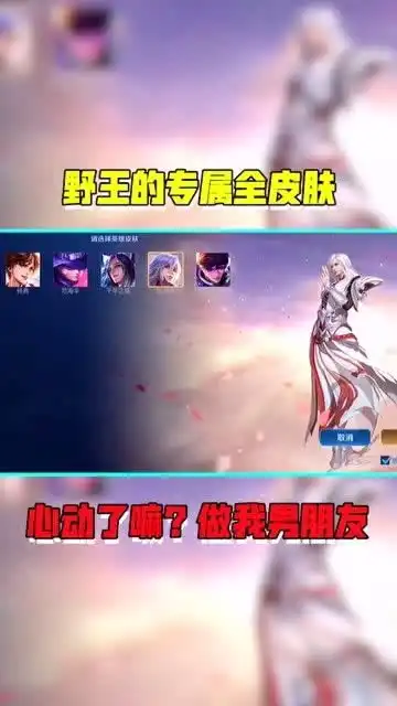 王者荣耀给未来的男朋友存点儿皮肤
