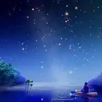 微信女生星空背影头像微信头像图片大全

