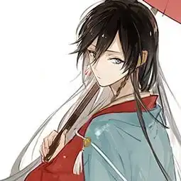 求一个动漫男头像最好长发要正面
