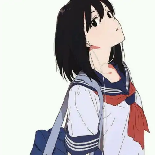 动漫头像女生冷酷慵懒彩色
