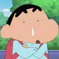 动漫蜡笔小新与小爱的情头头像
