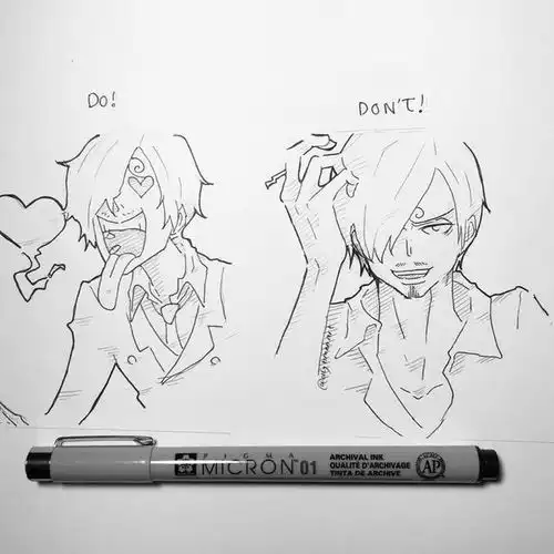 一波不错的动漫线稿素材,比较概括大气适合新手
