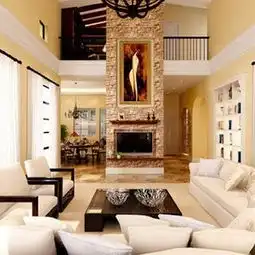 现代风格客厅电视背景墙装修效果图现代风格茶几图片大全一起装修网图库
