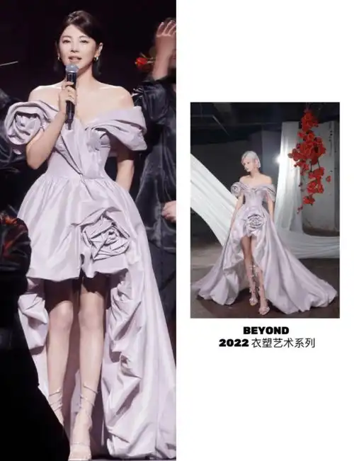 一千零一夜晚会鞠婧祎裙子提到胃,杨幂变港风女郎,张雨绮太瘦
