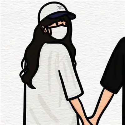 2023简约个性情侣动漫头像
