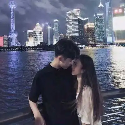 简单唯美情头真人头像
