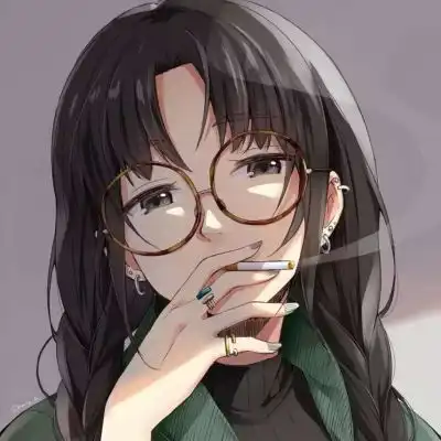 唐崎夜雨二次元女生头像
