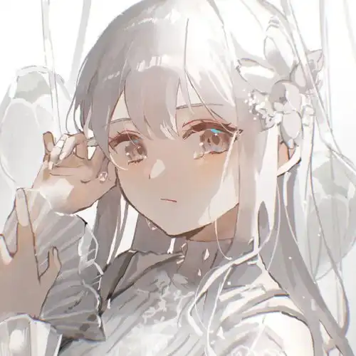 值得一换的白发绝绝子甜妹头像
