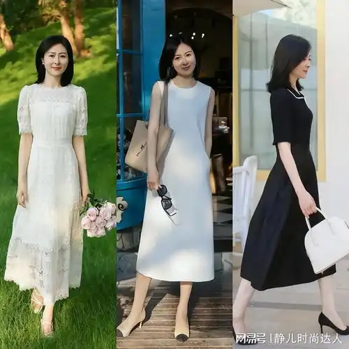 女人四十岁更要会打扮,看这些女神如何搭配,显年轻还有气质

