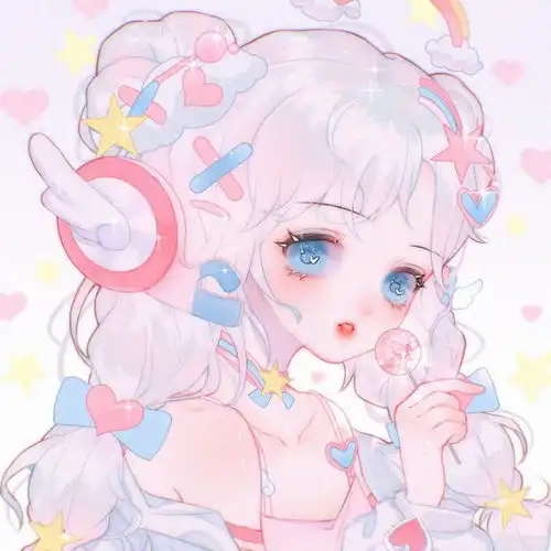 女生二次元系列头像可爱系
