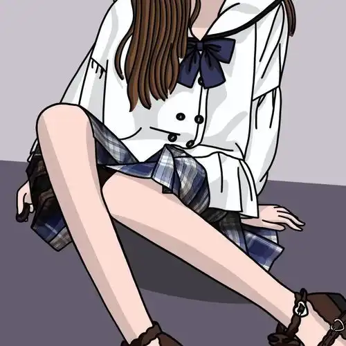 jk少女卡通动漫头像
