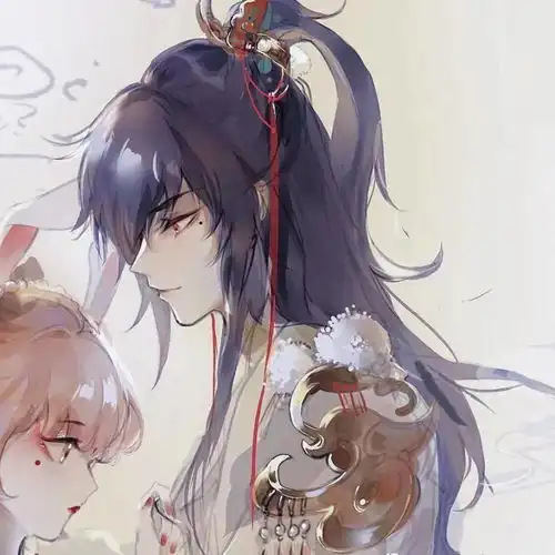 心动加满的动漫情侣头像
