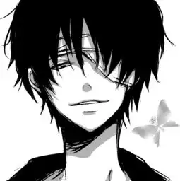 动漫男头像要求藐视的表情
