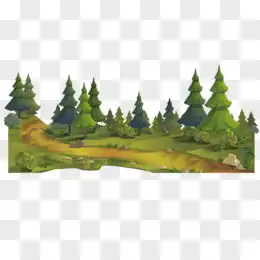 卡通树林图片素材免费卡通树林png设计图片大全图精灵
